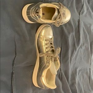 Silver Adidas Stan Smith